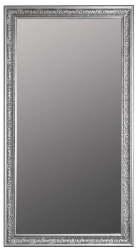 Top-Seller Casa Padrino Specchio Barocco Argento 72 x H. 132 cm - Specchio da Parete in Stile Barocco Lavorato a Mano