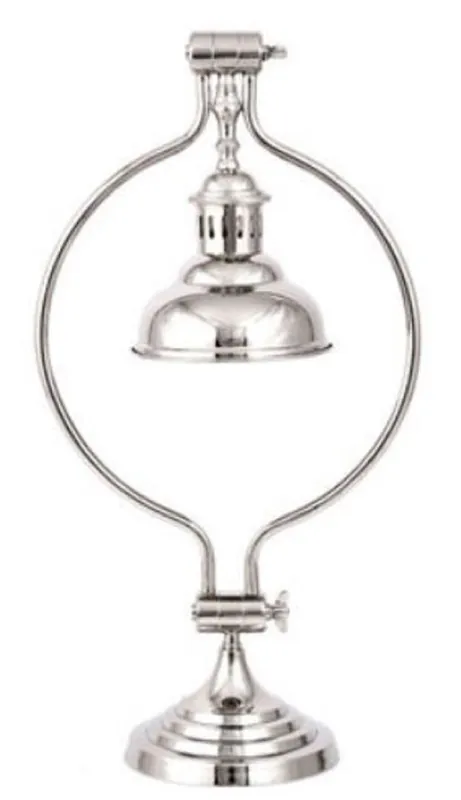 Preiswert Casa Padrino lampada da tavolo di lusso argento 33 x 19 x H. 63 cm - Accessori Decorativi