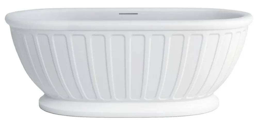 Top-Angebot Casa Padrino Vasca da Bagno Distaccato Art Nouveau di Lusso Bianco 169 x 80 x H. 57 cm - Qualità di Lusso