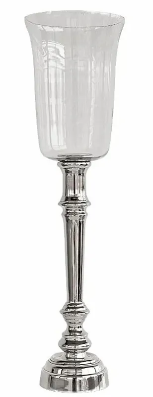 Casa Padrino portacandele di lusso argento Ø 13 x H. 69 cm - Accessori Hotel e Ristoranti Top-Angebot