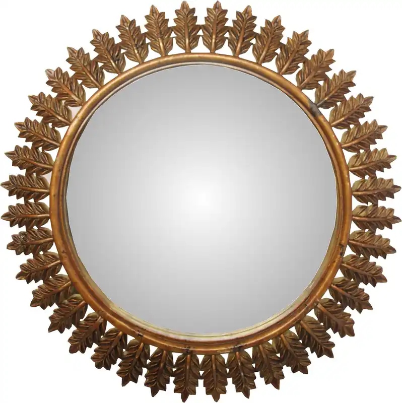 Specchio da parete barocco Casa Padrino rotondo in oro antico diametro 93 cm - aspetto antico Top-Angebot