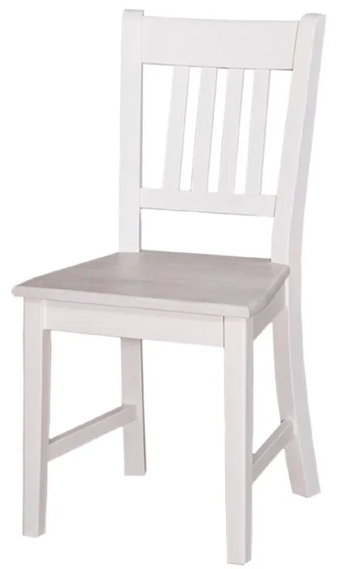 Casa Padrino sedia da pranzo stile country bianco 47 x 39 x H. 92 cm - Sedia da Cucina in Legno Massello in Stile Country Sichere Zahlung