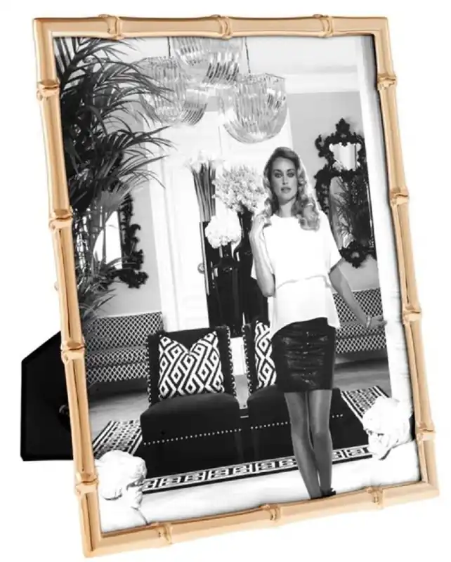 Casa Padrino cornice per foto di lusso oro rosa 20 x H. 25 cm - Accessori Decorativi Garantierte Lieferung
