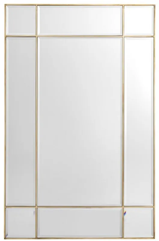Casa Padrino specchio / specchio da parete ottone vintage 90 x 3 x H. 140 cm - Arredamento di Lusso Neue Kollektion