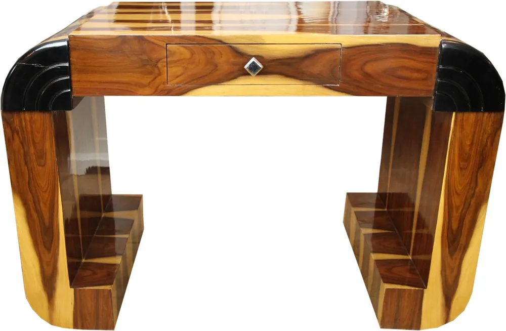 Casa Padrino Segretario Art Deco Marrone Chiaro / Marrone 120 x 61 x H82.5 cm con cassetto - scrivania di design Expressversand