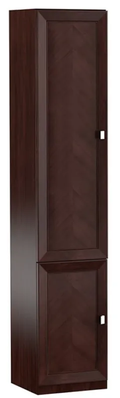 Begrenztes Angebot Casa Padrino armadio del soggiorno di lusso con 2 ante marrone scuro / argento 45,4 x 44,2 x H. 225,6 cm - Cabinet Mensola Armadio Ufficio - Mobili di Lusso