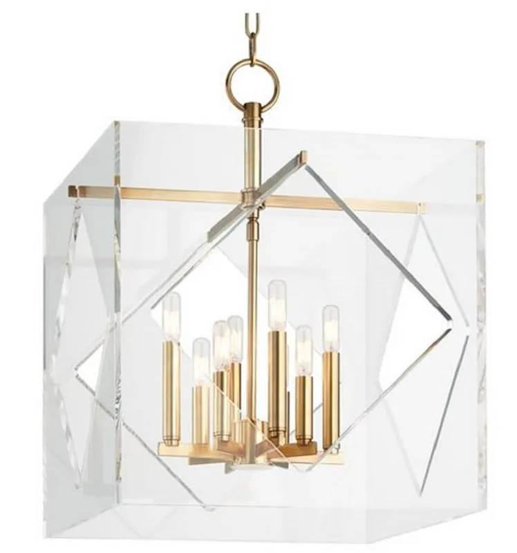 Geprüft Casa Padrino lampada a sospensione di lusso ottone anticato 50,8 x 50,8 x H. 67,3 cm - Lampada a Sospensione a Forma di Cubo
