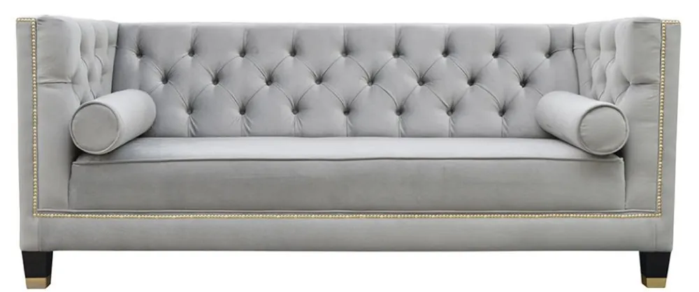 Preiswert Casa Padrino Divano del Soggiorno Chesterfield di Lusso 200 x 84 x H. 83 cm - Vari Colori - Mobili di Lusso