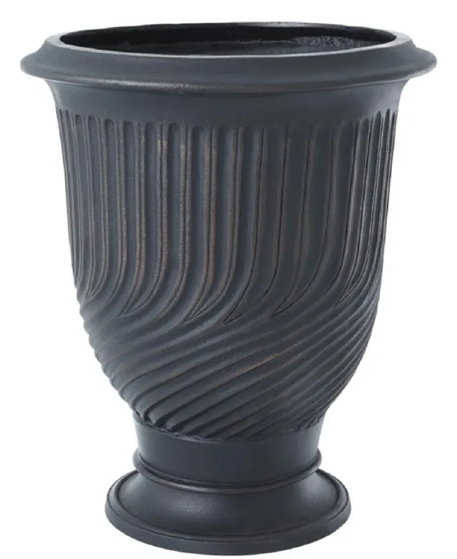Casa Padrino vaso da fiori di lusso bronzo antico Ø 48 x H. 56 cm - Vaso Rotondo in Alluminio - Qualità di Lusso Jetzt Kaufen