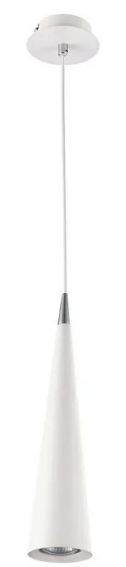 Casa Padrino lampada a sospensione di lusso bianco / argento Ø 10 x H. 158 cm - Lampada a Sospensione Rotonda in Metallo Top-Preis