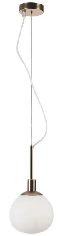 Casa Padrino lampada a sospensione oro / bianco Ø 15 x H. 30,5 cm - Lampada a Sospensione Moderna Jetzt Kaufen