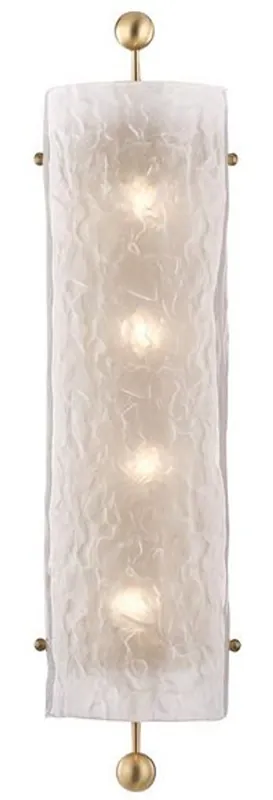 Markenprodukt Casa Padrino lampada da parete di lusso ottone antico / bianco 15,9 x 12 x H. 68,6 cm - Lampada da Parete per Hotel e Ristorante - Qualità di Lusso