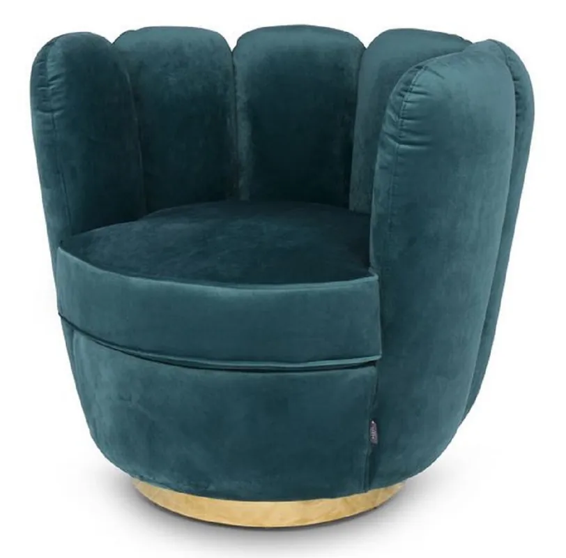 Beliebt Casa Padrino poltrona in velluto di design verde 85 x 77 x H. 75 cm - Mobili per Salotto di Design - Collezione di Lusso