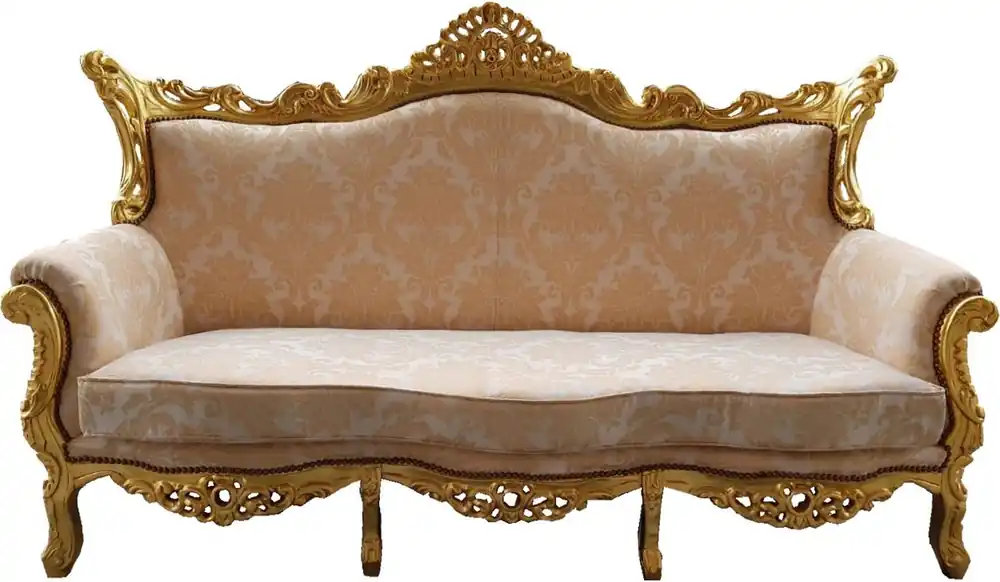Top-Angebot Divano da salotto modello Casa Padrino Baroque 3s / Oro - Living Room Couch Lounge