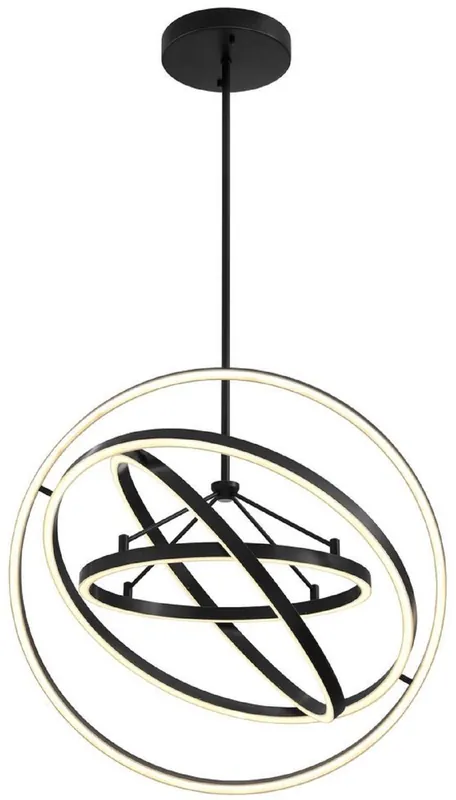 Casa Padrino lampadario a LED di lusso bronzo Ø 90 x A. 102 cm - Lampadario moderno regolabile per soggiorno - Qualità di Lusso Markenware