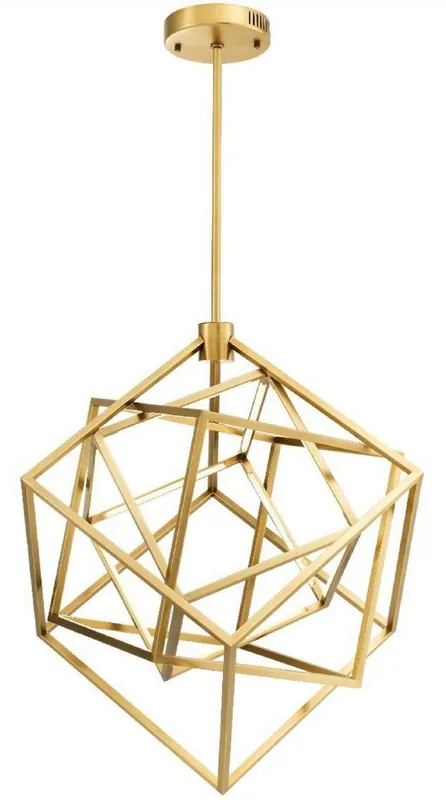 Casa Padrino lampadario a LED di design ottone antico 82 x 78 x A. 82 cm - Lampadario Moderno di Lusso - Mobili di Lusso Solange Der Vorrat Reicht