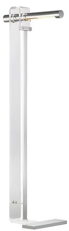 Super-Preis Casa Padrino lampada da terra a LED di design argento 37,5 x 25,4 x A. 111,8 cm - Lampada da terra moderna - Lampada da soggiorno - Qualità di Lusso