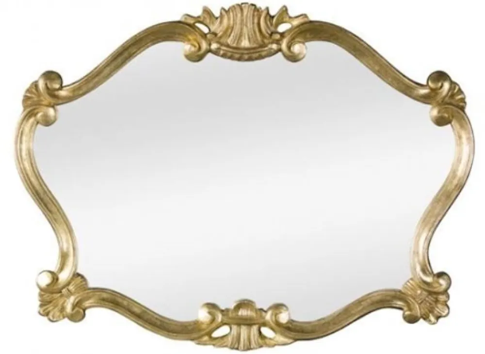 Expressversand Casa Padrino specchio da parete barocco di lusso oro 92 x 4 x A. 70 cm - Magnifico Specchio in Stile Barocco - Mobili Barocchi