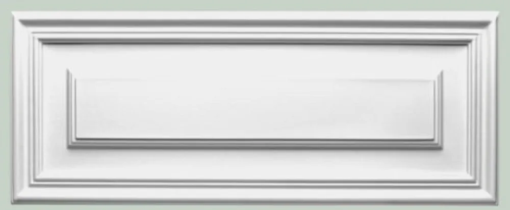 Online Kaufen Casa Padrino pannello parete bianco 55 x 1,7 x A. 22 cm - Pannello Rettangolare - Accessori Decorativi