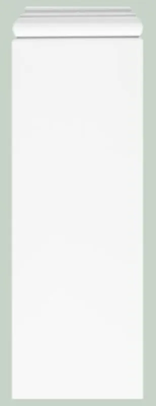 Casa Padrino elemento decorativo barocco piedistallo bianco 18,5 x 4,1 x A. 54,1 cm - Base Pilastro Elemento Decorativo Ausverkauf