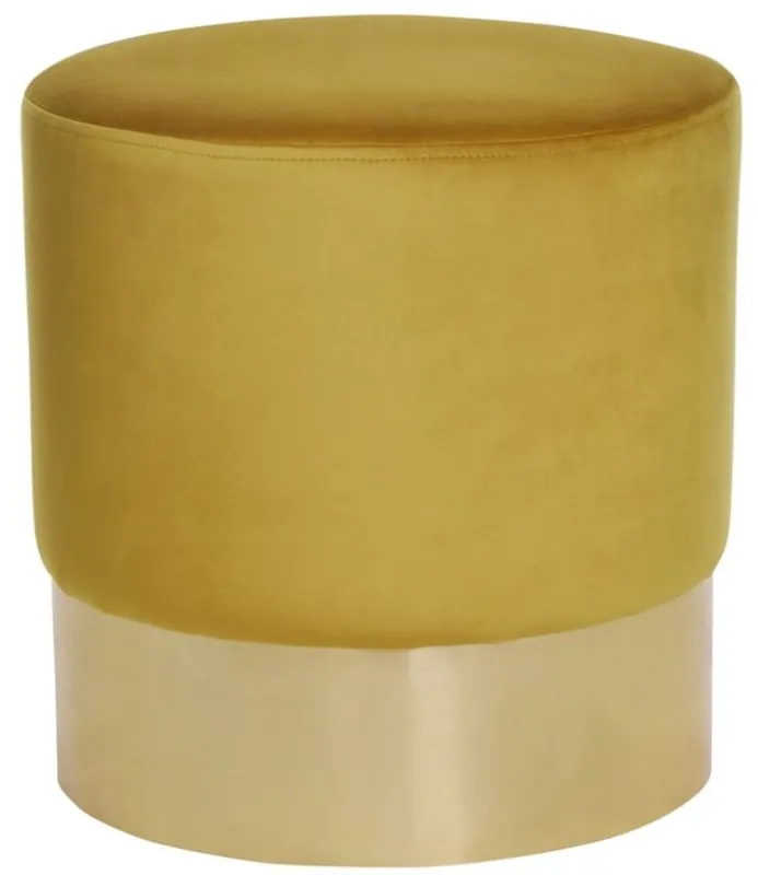 Casa Padrino Sgabello di Lusso Ø 40 x A. 42 cm - Diversi Colori - Sgabello Rotondo in Velluto - Collezione di Lusso Saisonangebot