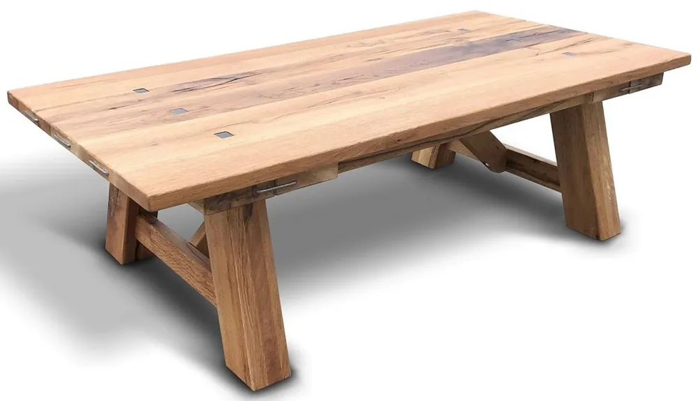 Casa Padrino tavolo da salotto in legno massello - Diversi Colori e Dimensioni - Tavolo da salotto in legno di rovere rustico - Mobili per Soggiorno Sonderangebot