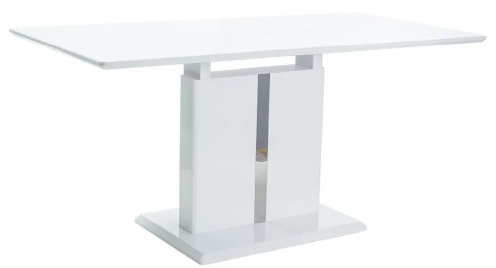 Casa Padrino tavolo da pranzo di design bianco 110-150 x 75 x A. 76 cm - Tavolo da cucina allungabile - Mobili da Pranzo di Design Beliebt