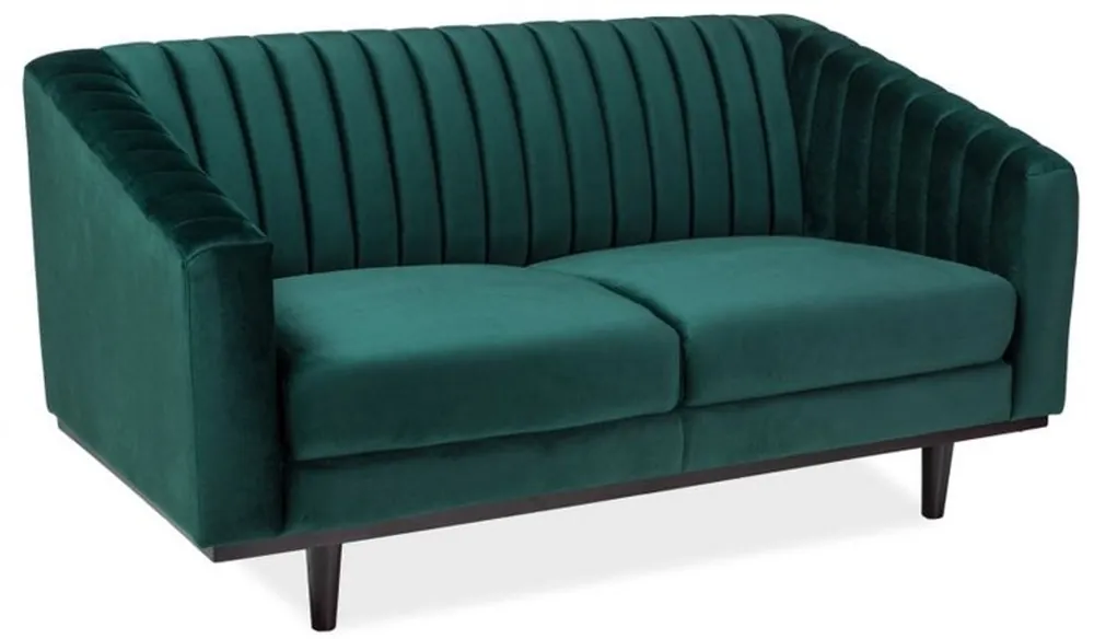 Casa Padrino divano di lusso 150 x 85 x A. 78 cm - Divano del soggiorno con tessuto in velluto pregiato - Mobili del Soggiorno Sonderangebot