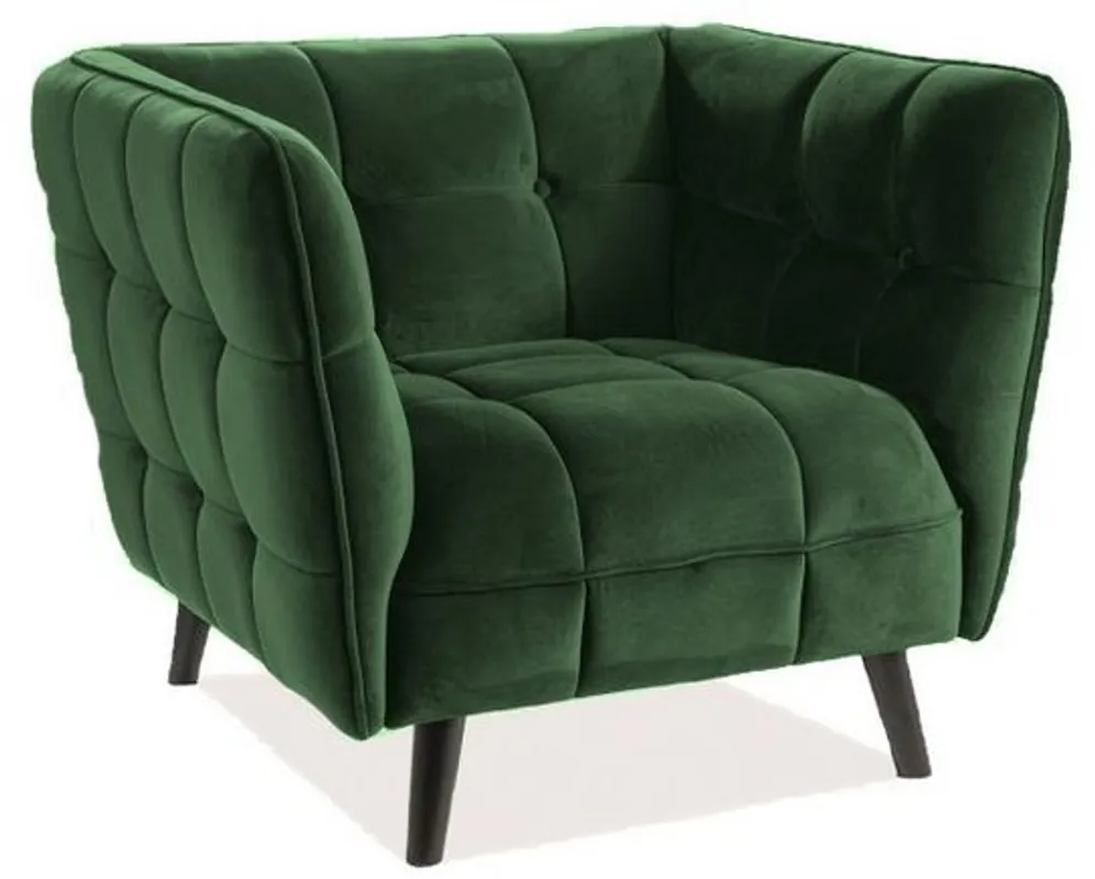 Casa Padrino poltrona di lusso 92 x 85 x A. 78 cm - Diversi Colori - Poltrona da Salotto con Pregiato Tessuto di Velluto Sale