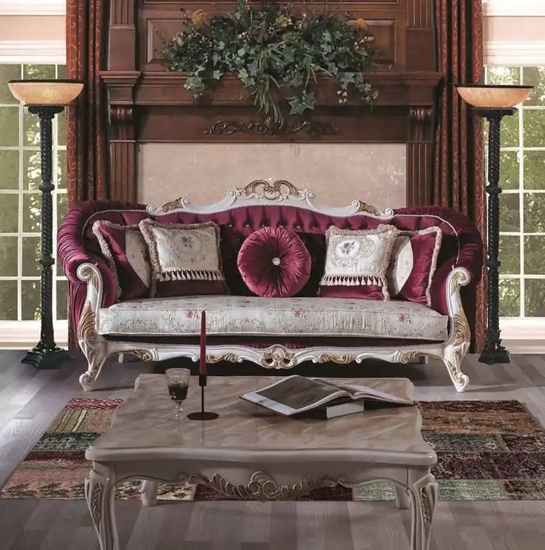 Casa Padrino tavolino barocco di lusso con lastra di vetro crema / oro 100 x 80 x A. 45 cm - Tavolo da salotto in legno massello - Mobili da Soggiorno in Stile Barocco Preis Gesenkt