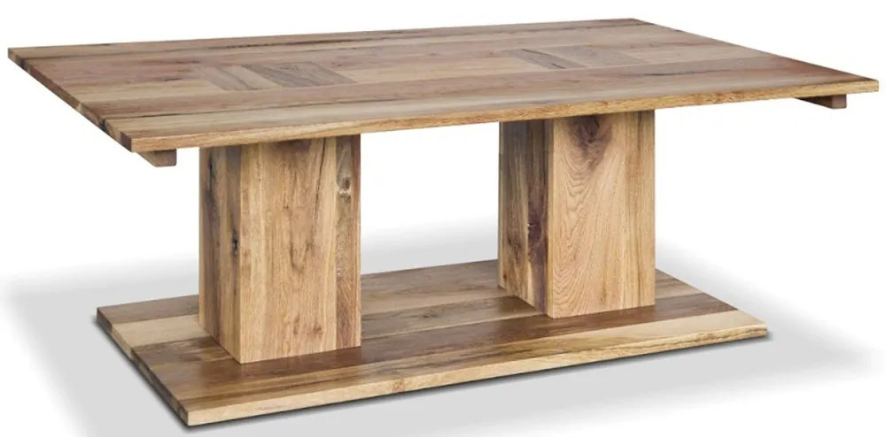 Solange Der Vorrat Reicht Casa Padrino tavolo da salotto in legno massello - Diversi Colori e Dimensioni - Tavolino da caffè massiccio in un autentico aspetto rustico con crepe e rami - Mobili da Soggiorno