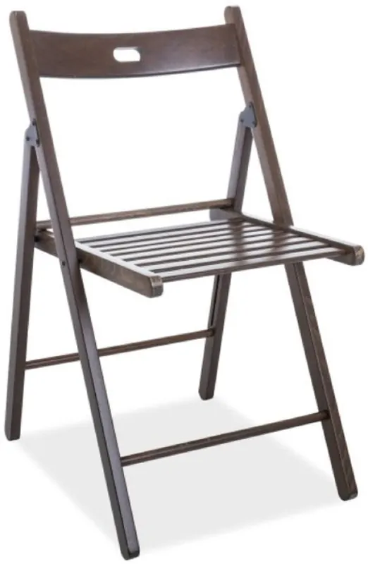Highlight Casa Padrino sedia pieghevole di lusso marrone scuro 40 x 43 x A. 78 cm - Sedia in faggio massiccio - Sedia in Legno con Maniglia