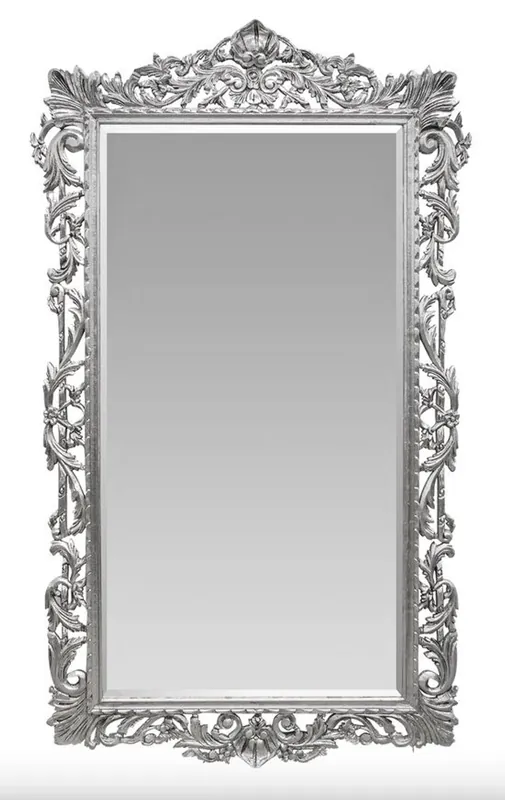 Saisonangebot Specchio da parete barocco Casa Padrino argento 115 x H. 202 cm - specchio in stile barocco mobili in stile antico