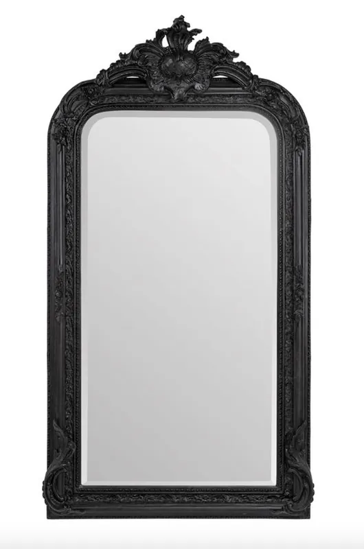 Casa Padrino specchio barocco nero 90 x H. 160 cm - specchio da parete con mobili in stile antico Finale Aktion