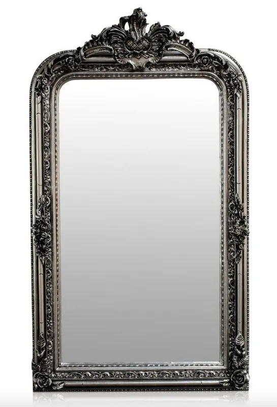 Bestseller Specchio barocco casa Padrino argento antico stile 90 x H. 160 cm - mobile specchio da parete