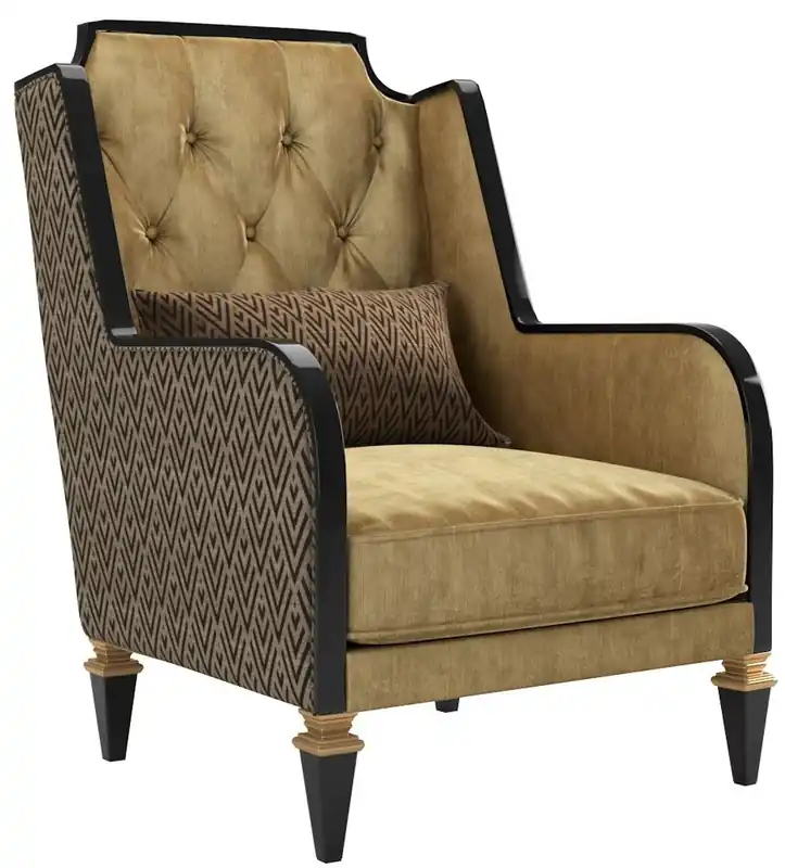 Preiswert Casa Padrino poltrona da salotto barocco di lusso oro / nero 72 x 80 x A. 105 cm - Mobili in Stile Barocco Nobile