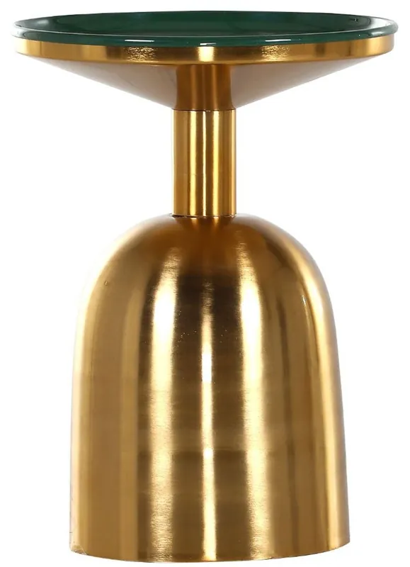 Casa Padrino tavolino di lusso verde / oro Ø 38 x A. 52 cm - Tavolo rotondo in metallo smaltato e zincato - Mobili per Soggiorno Mega-Angebot