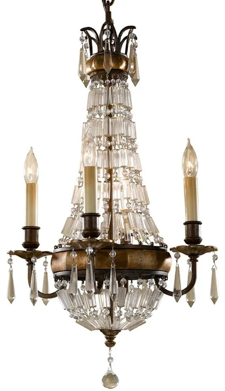 Sofort Bestellen Casa Padrino lampadario barocco con vetro cristallo bronzo Ø 36,2 x A. 62,5 cm - Lampadario magnifico in stile barocco - Nobile e Magnifico