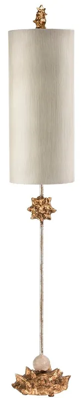 Beliebt Casa Padrino lampada da tavolo di design oro / crema Ø 18 x A. 100,6 cm - Lampada da tavolo moderna con paralume cilindrico - Lampade di Design