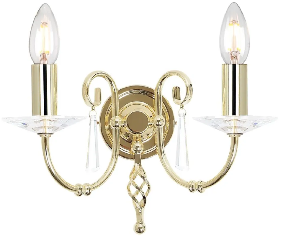 Sofort Bestellen Casa Padrino lampada da parete barocco ottone 10 x 21,5 x A. 22 cm - Elegante lampada da parete per soggiorno - Applique in stile barocco