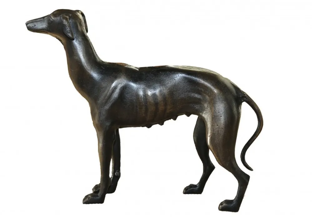 Sichere Zahlung Casa Padrino luxury Figure greyhound female H 29 cm, W 33 cm, D 8 cm - Massive Sculpture - Fine & Sumptuously
