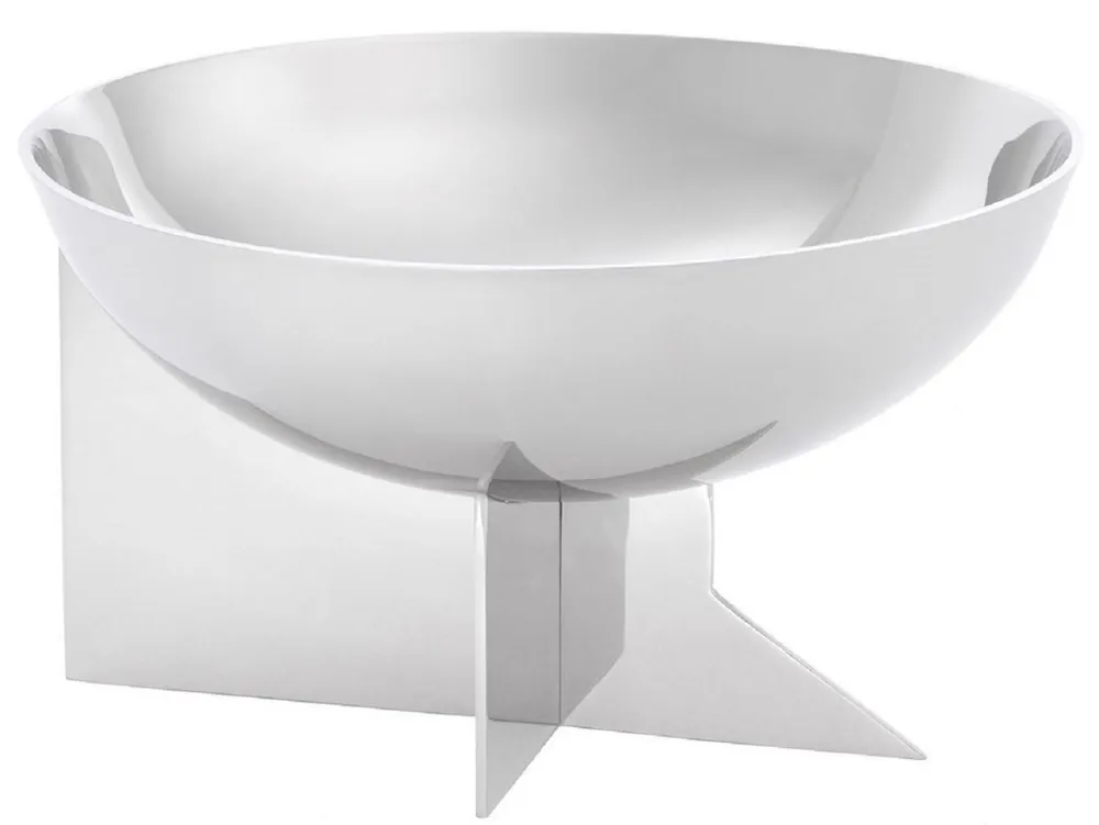Casa Padrino ciotola di design in acciaio inox argento Ø 25 x A. 15 cm - Portafrutta nobile - Accessori per hotel e ristoranti Jetzt Bestellen