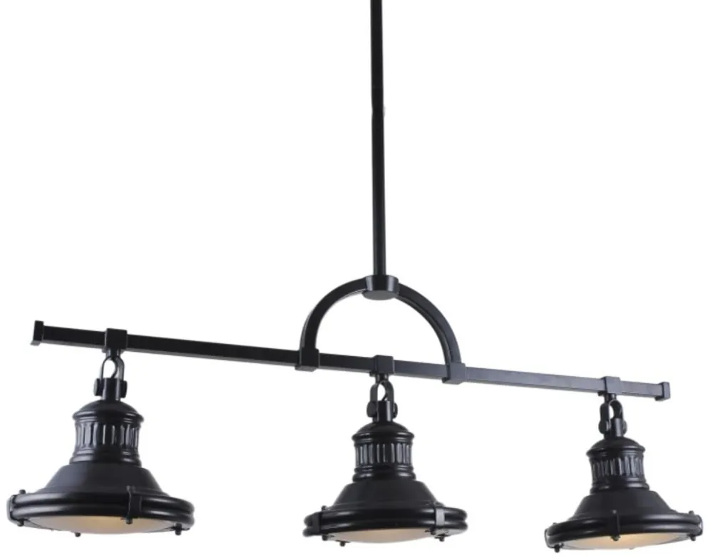 Casa Padrino lampada a sospensione design industriale nero 79 cm - Lampada industriale in metallo - Luce industriale - Luci di design industriale Must-Have