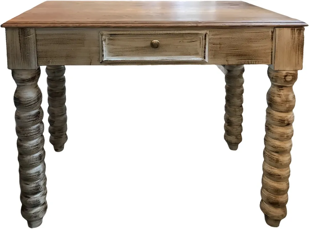 Abverkauf Casa Padrino scrivania in stile country beige antico 91 x 56 x A. 76 cm - Scrivania in legno massello con cassetto - Mobili per ufficio in stile country