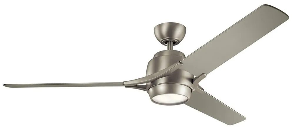 Casa Padrino ventilatore da soffitto di lusso argento opaco 152 x A. 46 cm - Ventilatore moderno dimmerabile con illuminazione a led e telecomando - Collezione di Lusso Billig