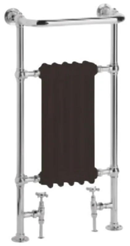 Neu Casa Padrino riscaldamento bagno di lusso nero / cromo 498 x A. 940 mm - Scaldasalviette - Scaldasalviette da bagno vintage