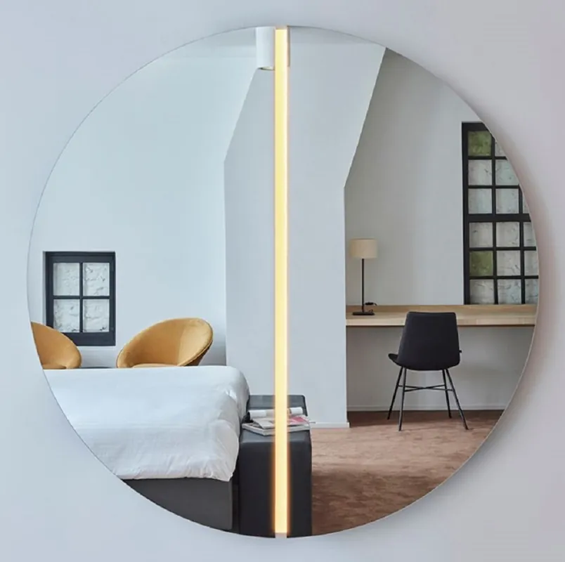 Casa Padrino specchio di lusso Ø 150 cm - Specchio rotondo da parete con striscia LED - Specchio dell'Hotel Boutique Ristorante Soggiorno Preisreduziert