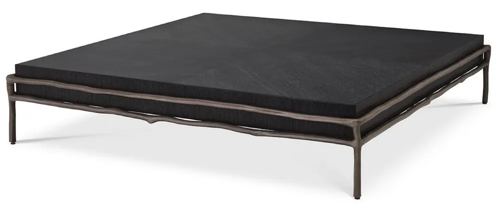 Casa Padrino tavolo da salotto di lusso grigio antracite / bronzo 120 x 120 x A. 25,5 cm - Mobili Soggiorno - Mobili Hotel - Collezione di Lusso Sofort Bestellen