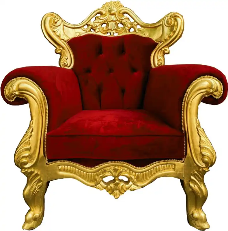 Preiswert Casa Padrino poltrona barocco di lusso bordeaux rosso / oro - Magnifico poltrona da soggiorno - Mobili da soggiorno barocchi fatto a mano