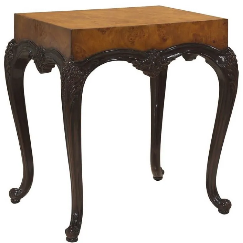 Preis Gesenkt Casa Padrino tavolino barocco di lusso marrone chiaro / nero - Magnifico tavolo in legno massello in stile barocco - Mobili per soggiorno barocco